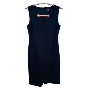 princess polly baby blue dress Tommy Hilfiger Colorblocked Asymmetrical Dress